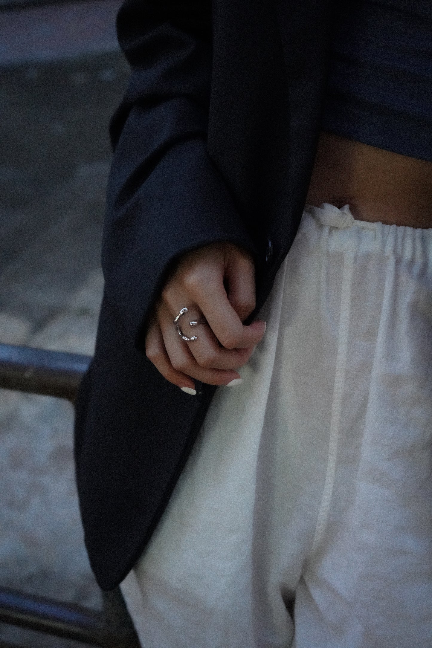 Irregular Hugging Ring